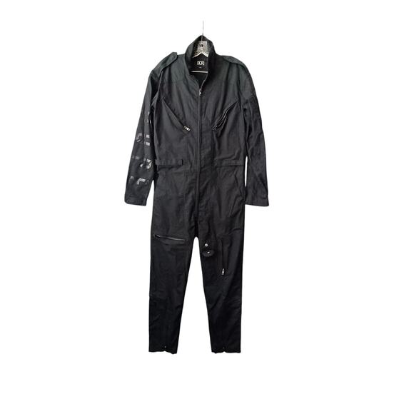 DOPE Couture Black Jumpsuit/Flight suit Large - Picture 1 of 9